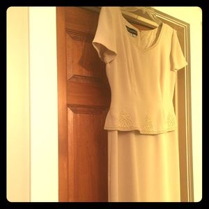 Donna Morgan Beaded Evening Gown